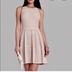 BCBG Cassandra Dusty Pink Eyelet Dress